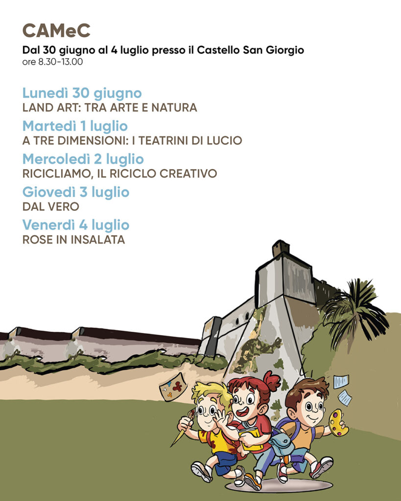 I laboratori del CAMeC all'interno di 4 Biblioteche e 5 musei in un castello