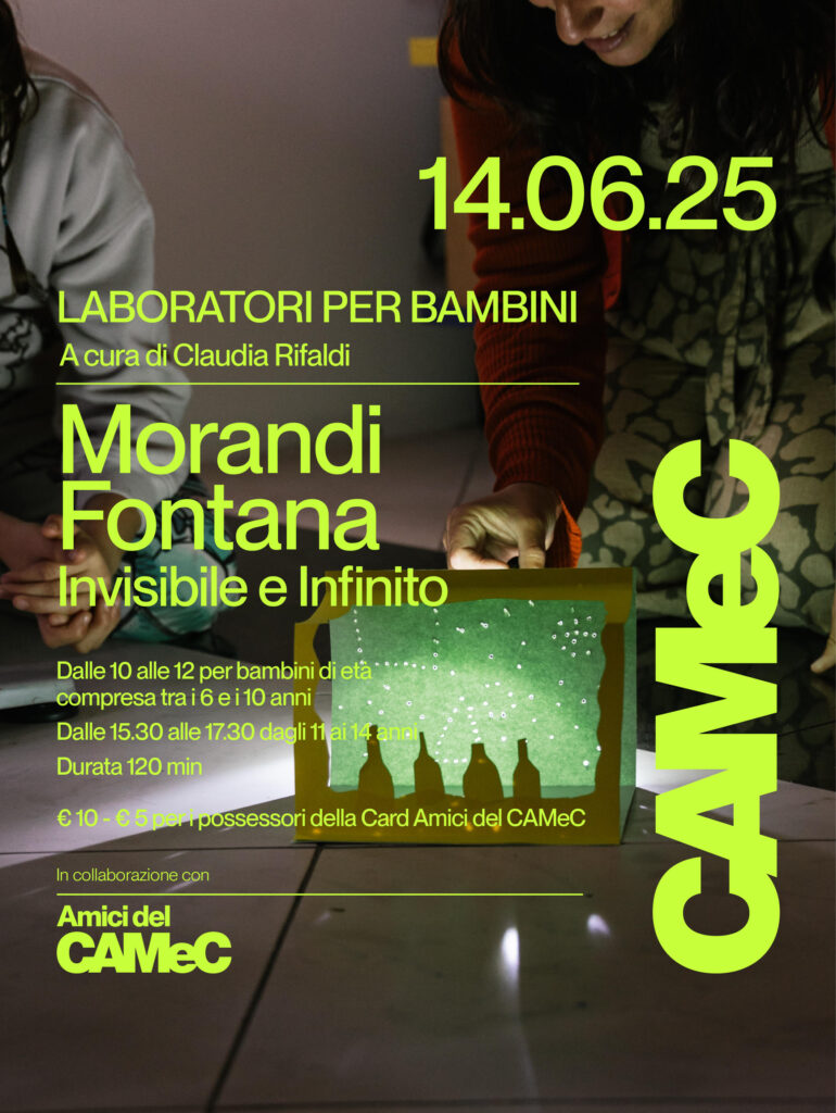 Laboratori per bambini sulla mostra MOrandi Fontana. 14 giugno 2025