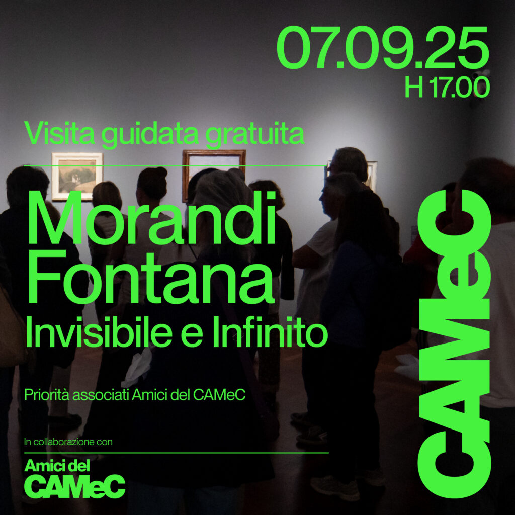 "Morandi Fontana. Invisibile e Infinito" visita guidata gratuita, domenica 7 settembre 2025, ore 17.30