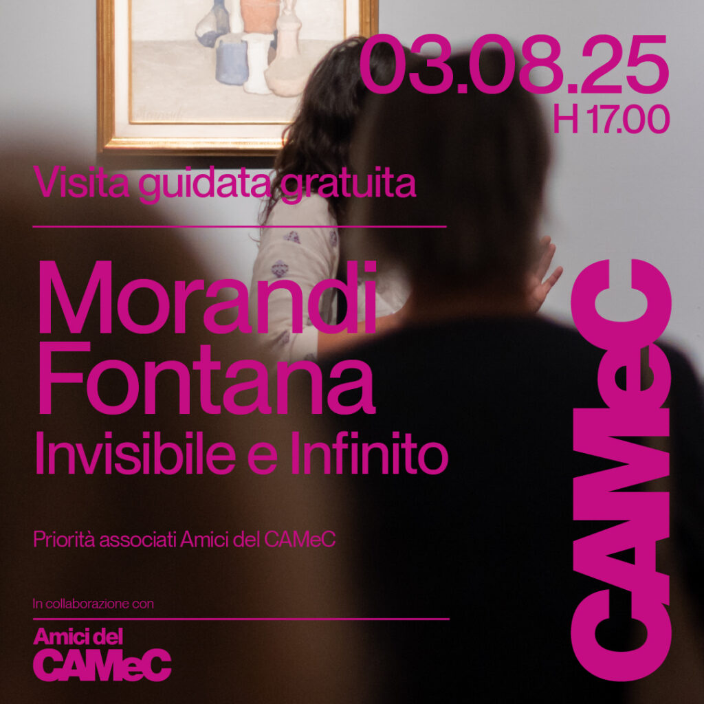 Domenica al museo. Visita guidata gratuita alla Mostra Morandi Fontana. Invisibile e Infinito
